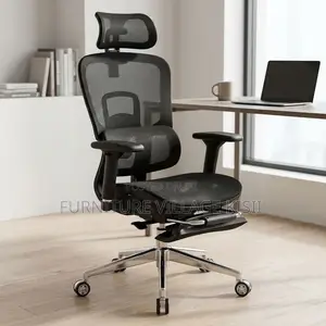 Mesh Orthopedic Seat With Footrest