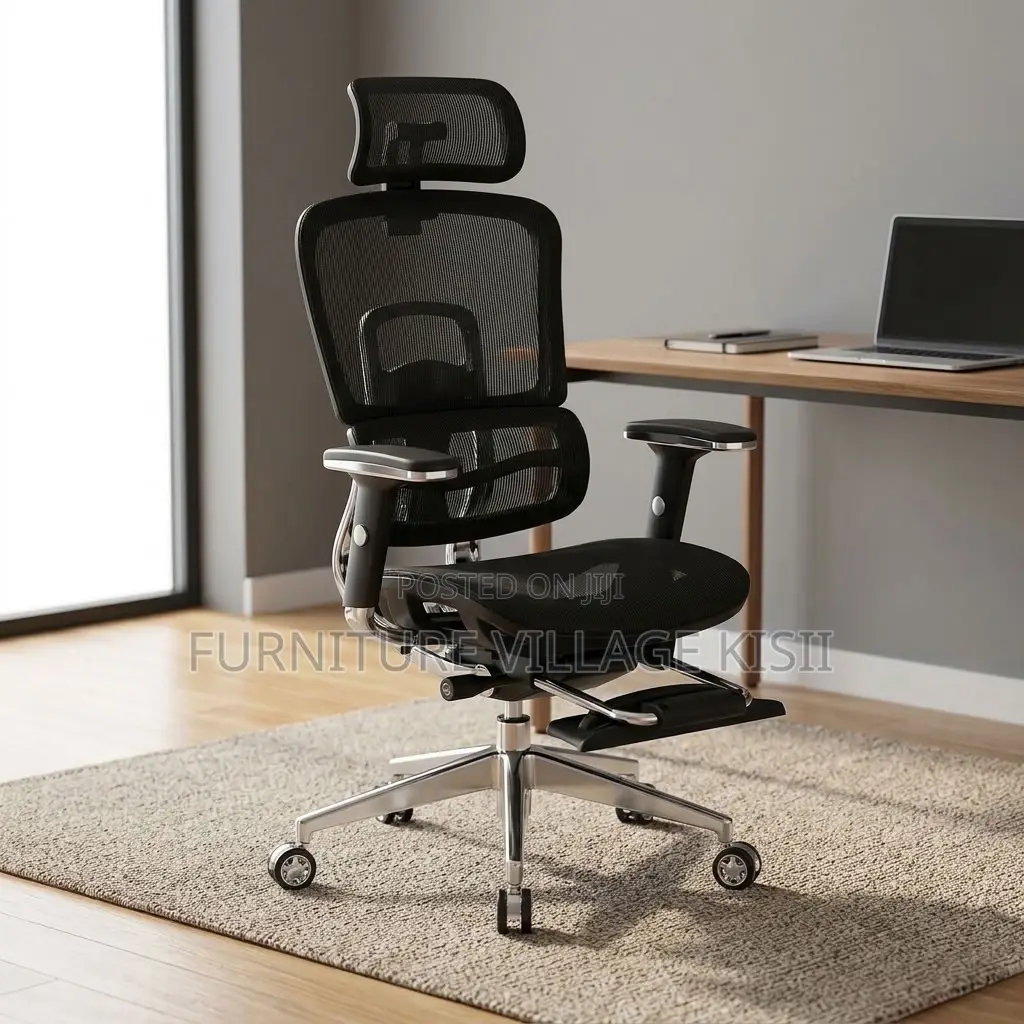 Mesh Orthopedic Seat With Footrest