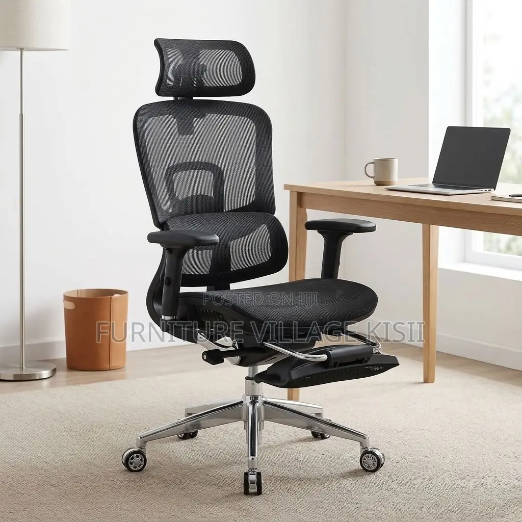 Mesh Orthopedic Seat With Footrest