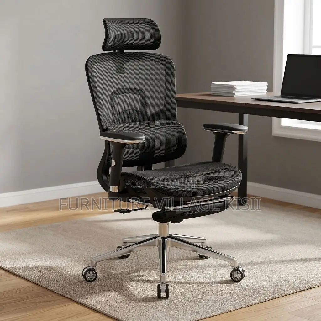 Mesh Orthopedic Seat With Footrest