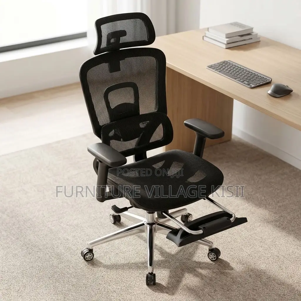 Mesh Orthopedic Seat With Footrest