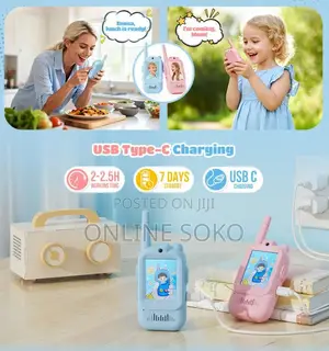 Kids Rechargeable USB Real-Time Video Walkie Talkie With Camera Toy