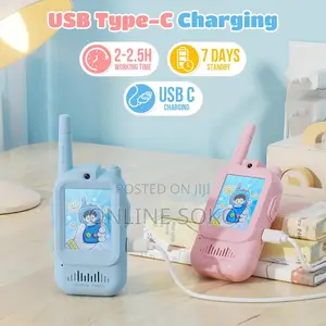 Kids Rechargeable USB Real-Time Video Walkie Talkie With Camera Toy