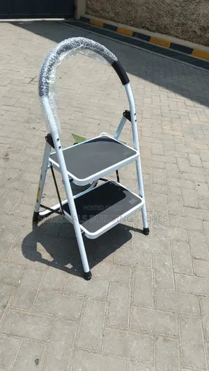 2-Step Folding Household Steel Ladder