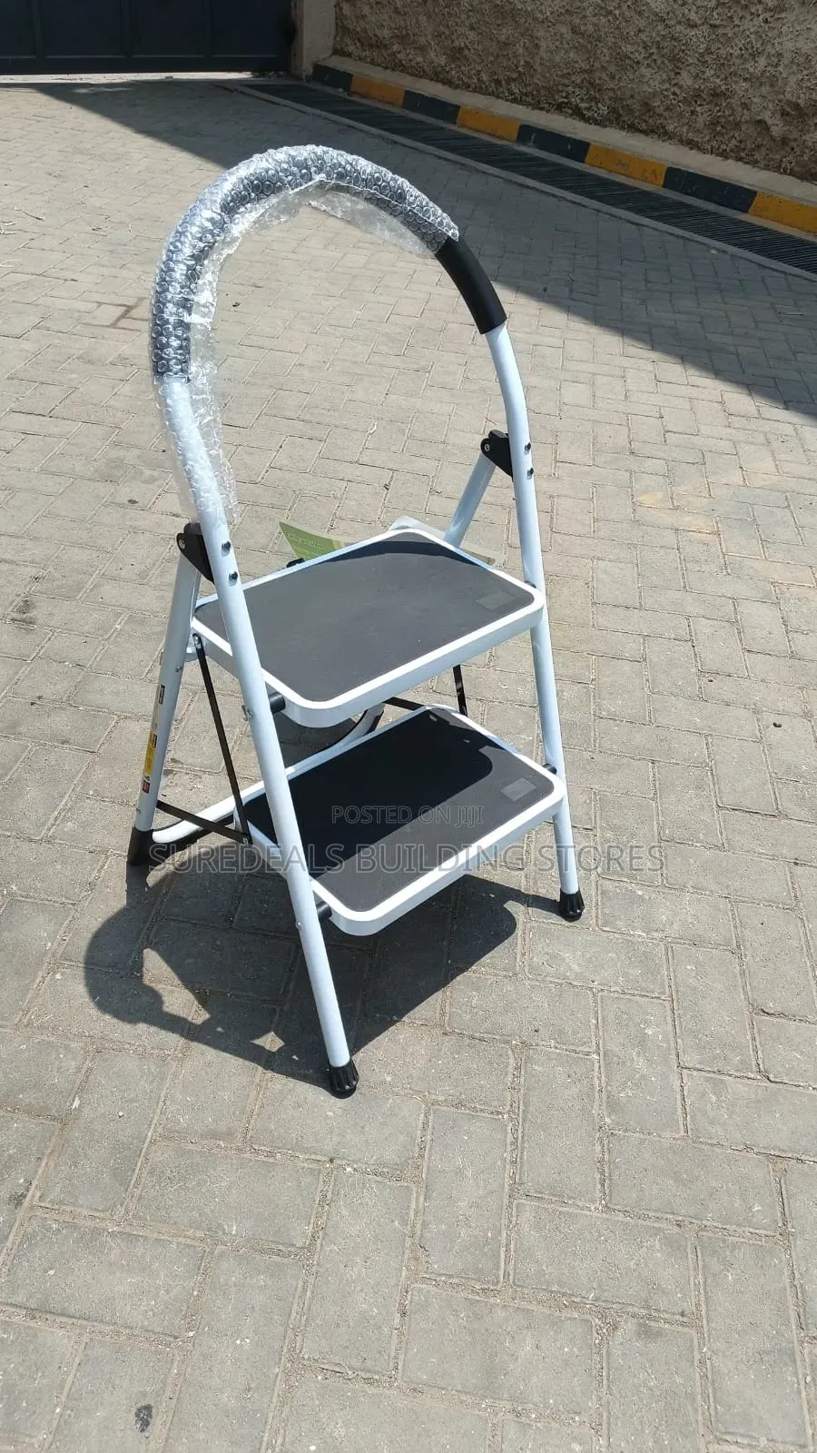 2-Step Folding Household Steel Ladder