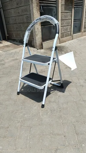 2-Step Folding Household Steel Ladder