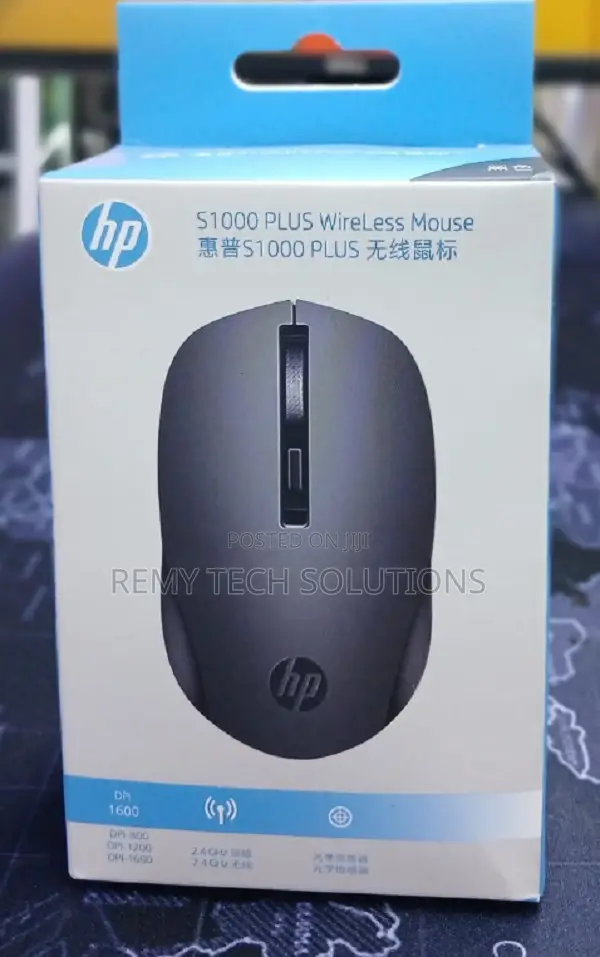 HP Wireless Silent Mouse S1000 Black
