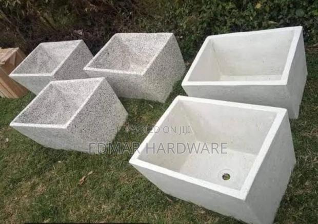 Terrazo Concrete Dhobi Sink - main view