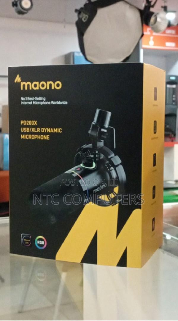 Maono Pd200x USB/XLR Dynamic Microphone(black)
