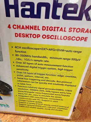 4 Chanel Digital Storage Desktop Oscilloscope 250MHZ
Hantek Dso4254c