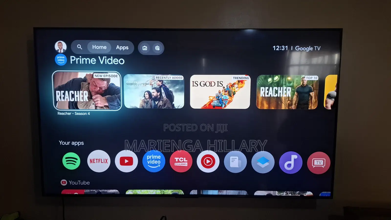 TCL 65 Inch Premium QD-MiniLED Google TV 65C6K