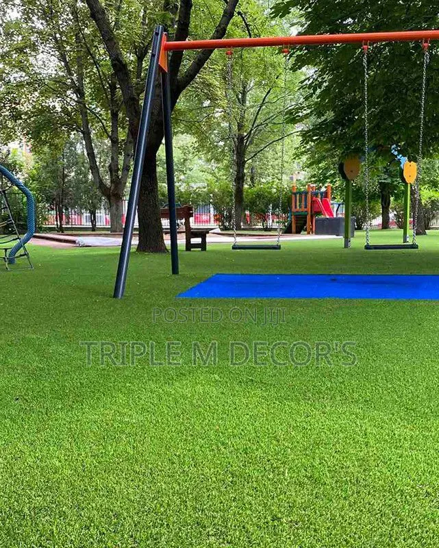 Swing Area Balcony Synthetic Turf Green Grass Carpet