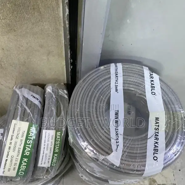 Heavy Duty 90M 2.5mm Long-Lasting Performance Twin With Earth Cable