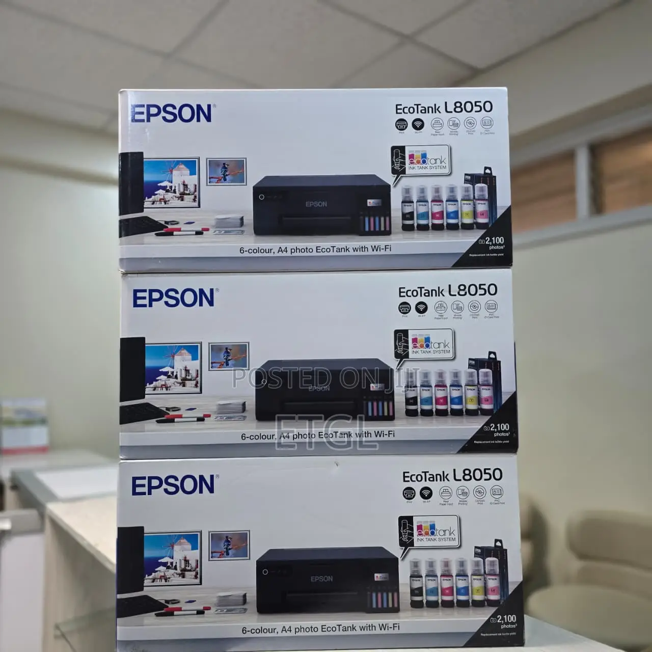 EcoTank L8050 A4 Wi-Fi Ink Tank Photo Printer