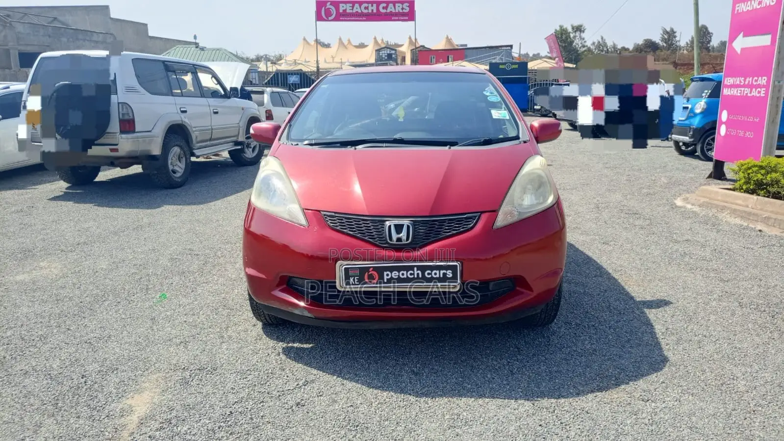 Honda Fit 2010 Red