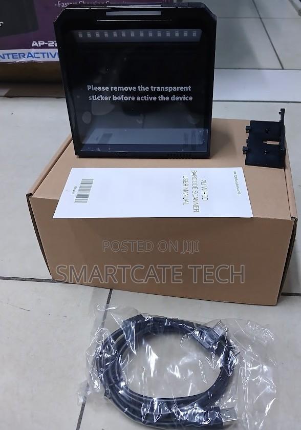 XB-8808G Hands-Free Barcode Scanner – Tabletop POS