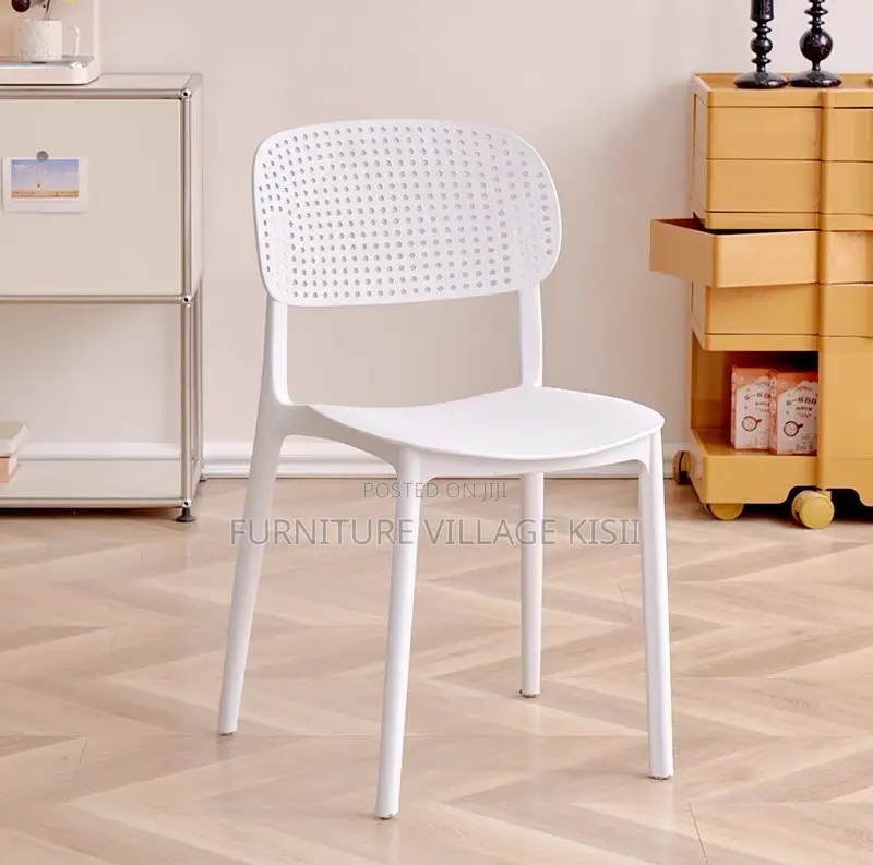 Home Furniture;Black Retro Stackable Chair