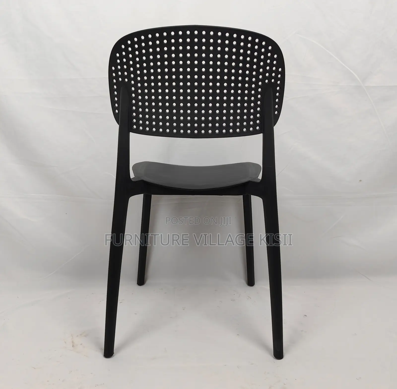 Home Furniture;Black Retro Stackable Chair