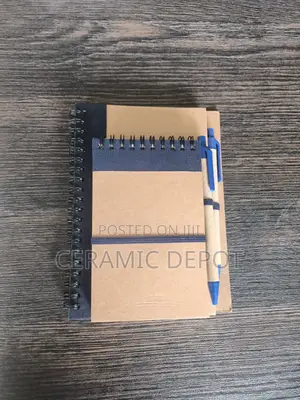 Ecofriendly Note Books Pack of 2pcs A7,A5,Single Ruled,with Pen Free