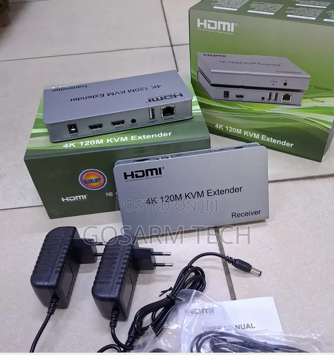 Advanced HDMI 120M KVM Extender – USB Keyboard Mouse Control