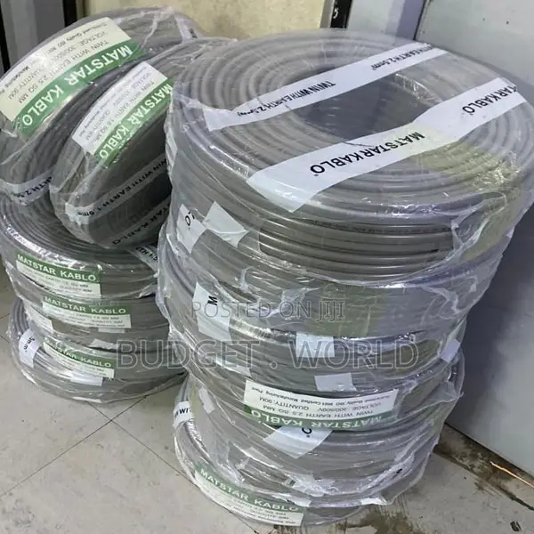 •High-Grade Highly Durable>2.5mm Cable–90M Roll 300/500v