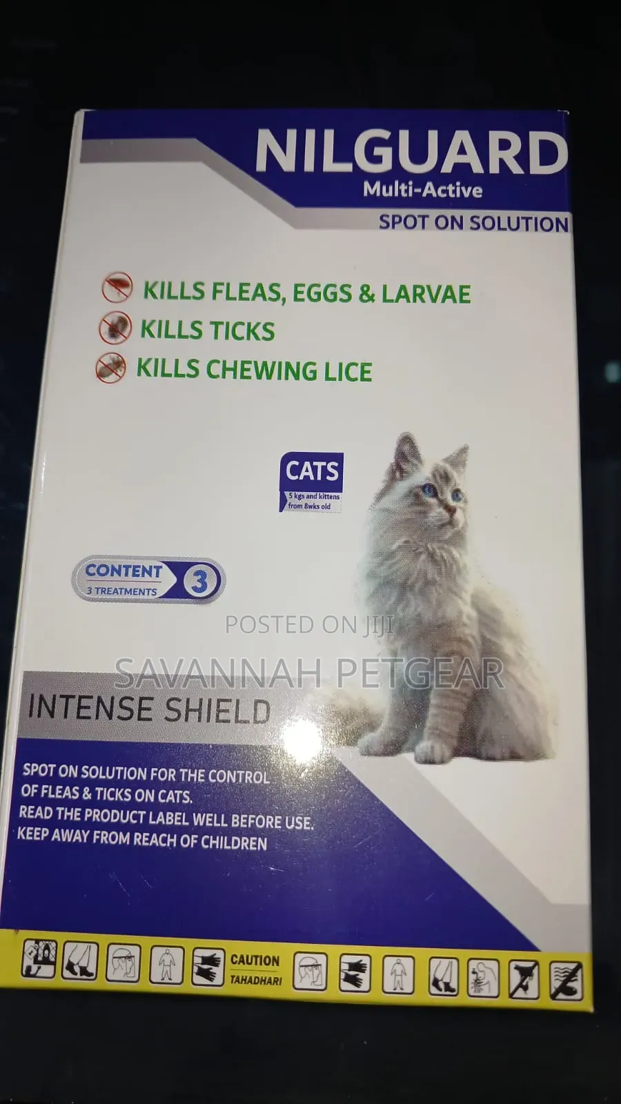 Nilguard Multi-Active Spot on Solution Cats Intense-Shield Treatment