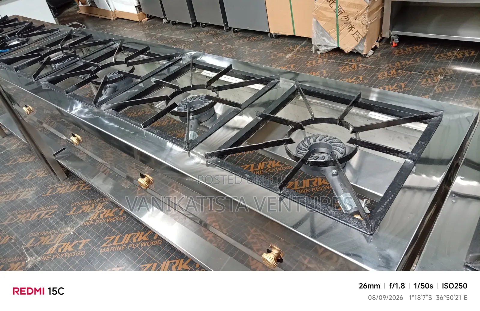 Commercial 4 Burner Stove