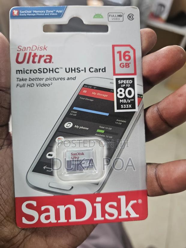 Sandisk Memory Card 16gb - thumbnail 2