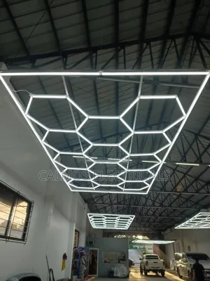 Mezzanine Hexagonal Lights