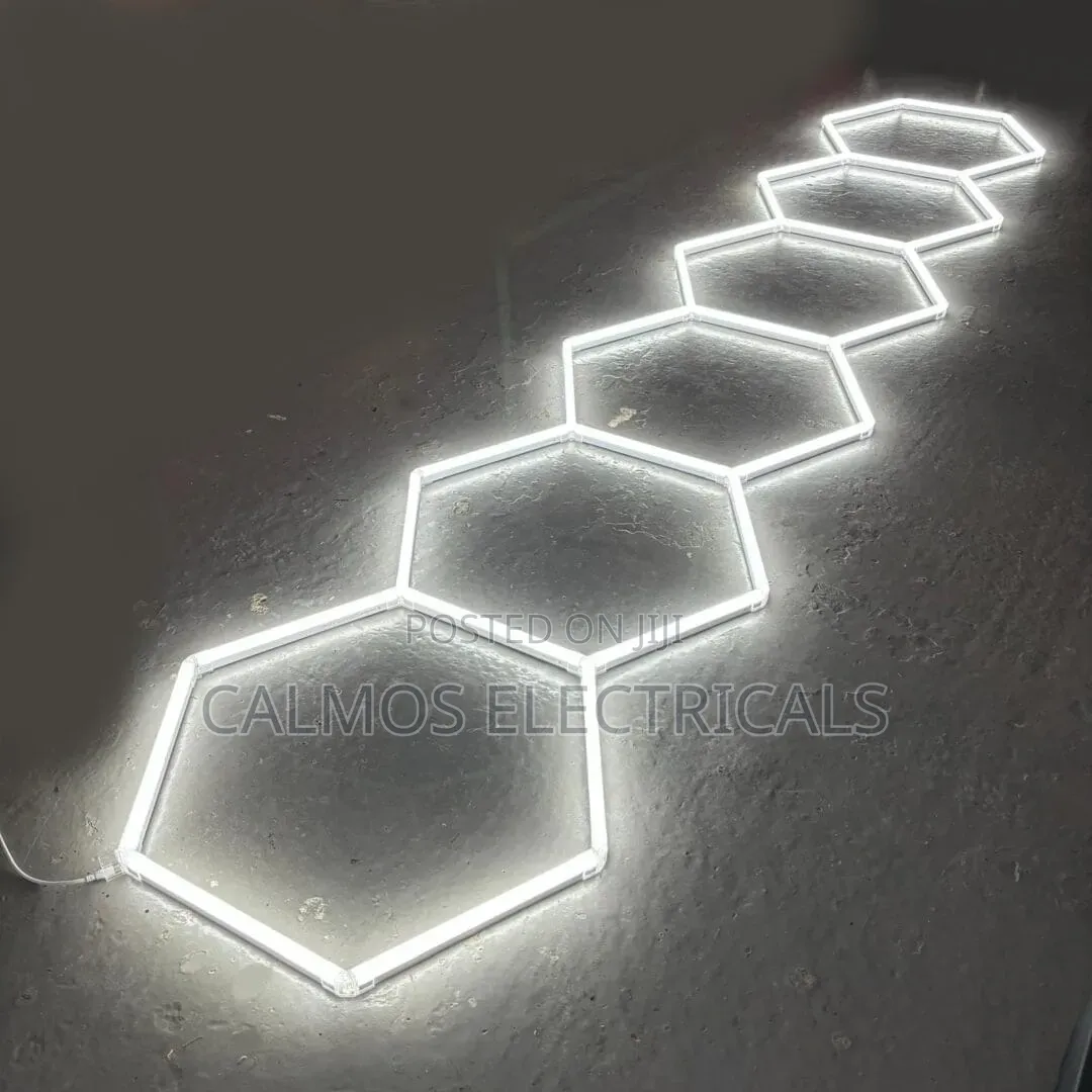 Mezzanine Hexagonal Lights