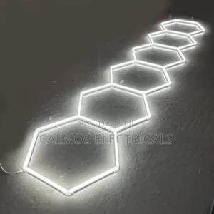 Mezzanine Hexagonal Lights