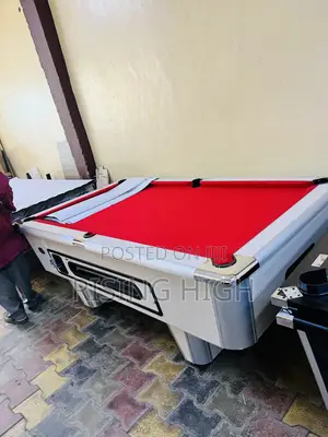 Wide Big Frame Marble Pool Table.