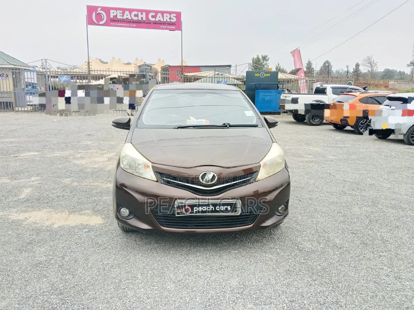 Toyota Vitz 2011 Brown