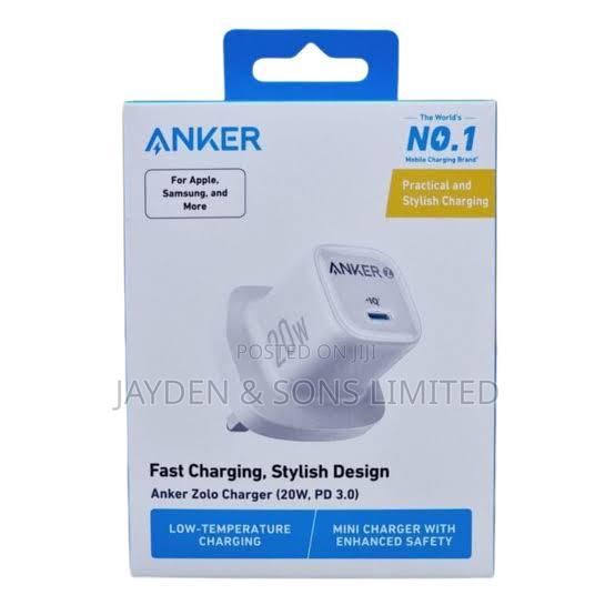 Anker Zolo Charger (20W, PD 3.0) – White