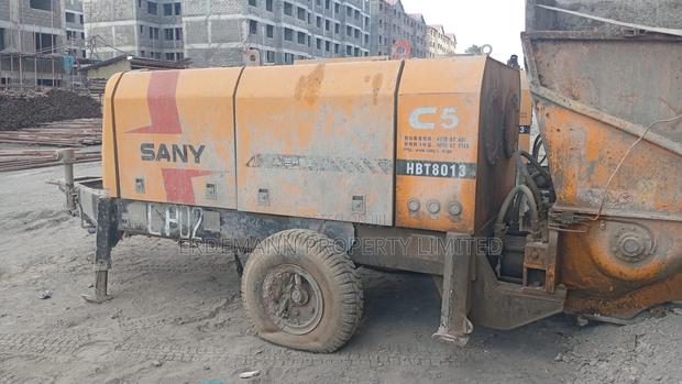 Sany HBT8013C-5 Electric Trailer Concrete Pump 80m3/H 2016