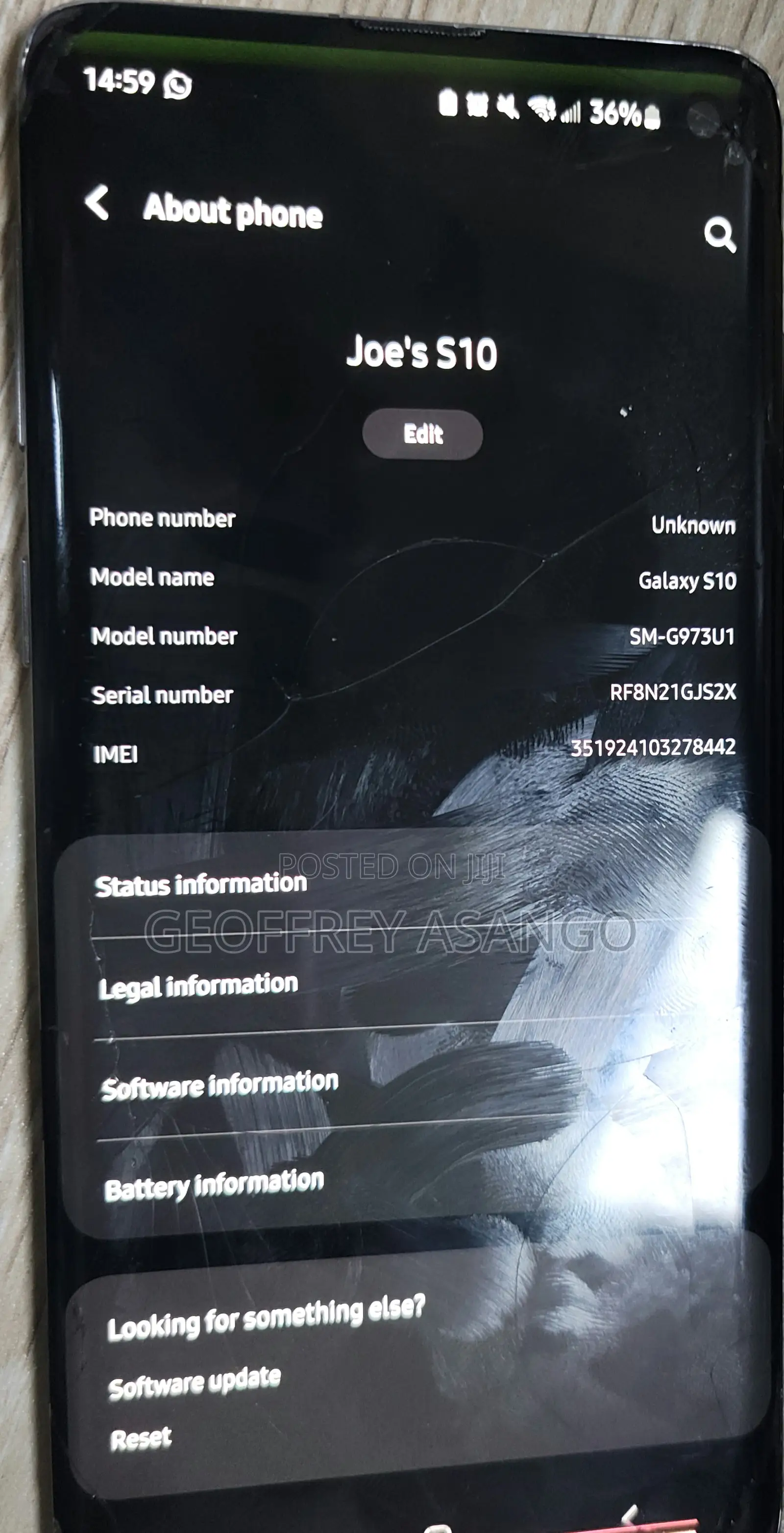 Samsung Galaxy S10 128 GB Black