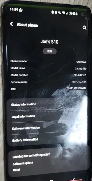 Samsung Galaxy S10 128 GB Black