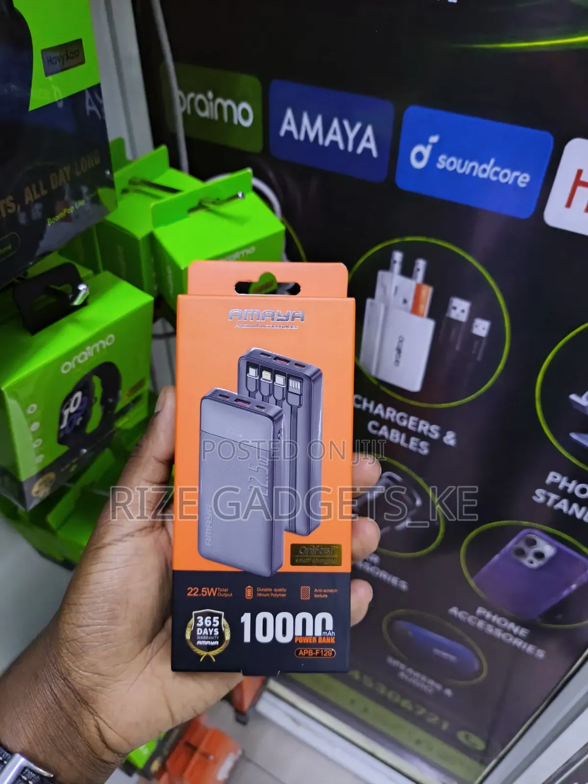 Amaya 22.5W Fast Charge Powerbank With Warranty