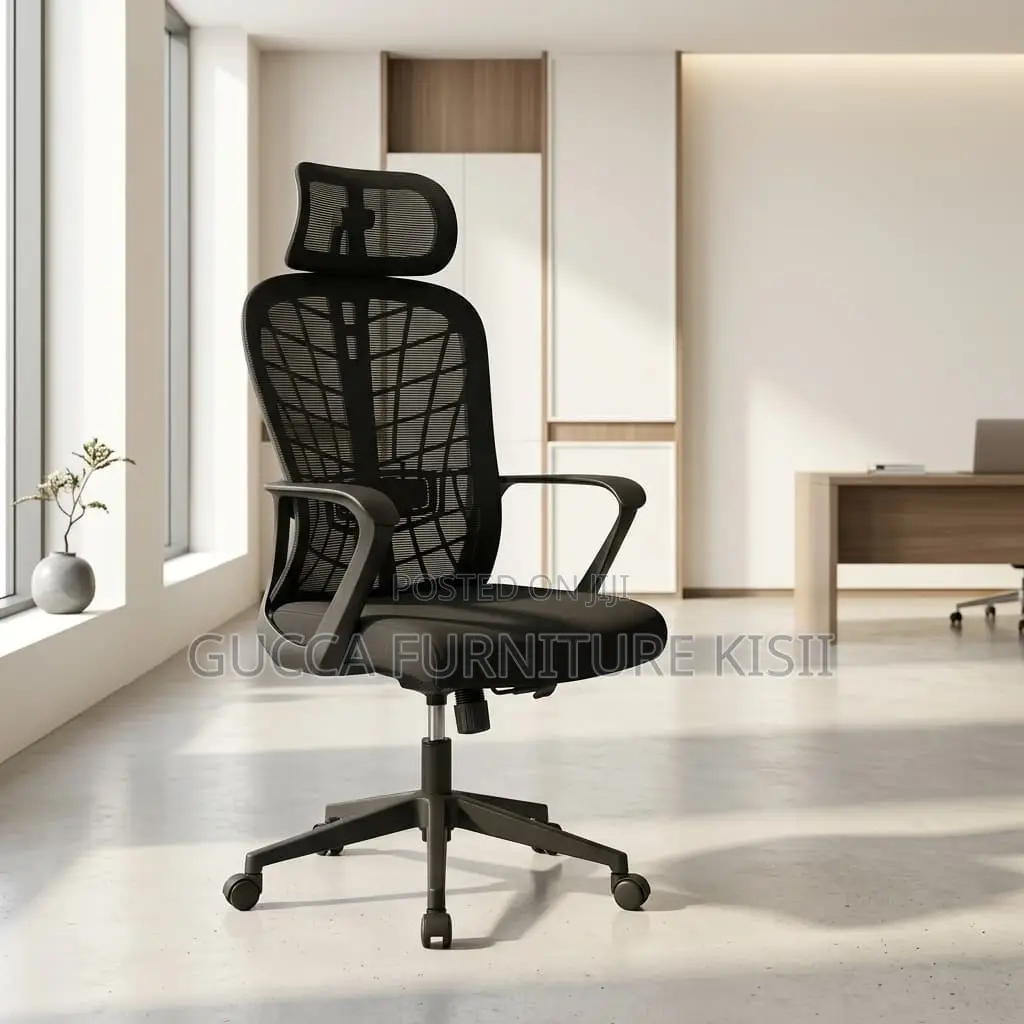 Office Chair; Spine-Support Ergonomic Mesh Office Chair .