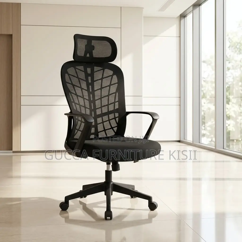 Office Chair; Spine-Support Ergonomic Mesh Office Chair .