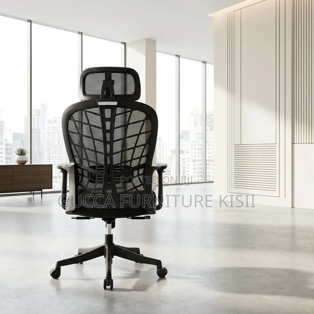 Office Chair; Spine-Support Ergonomic Mesh Office Chair .