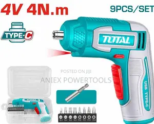 Total TSDLI0458 Cordless Screwdriver 4v