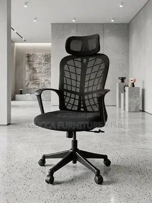 Office Chair; Spine-Support Ergonomic Mesh Office Chair .