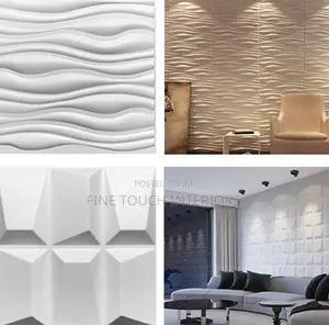 Modern Living Room PVC 3d Wall Panels