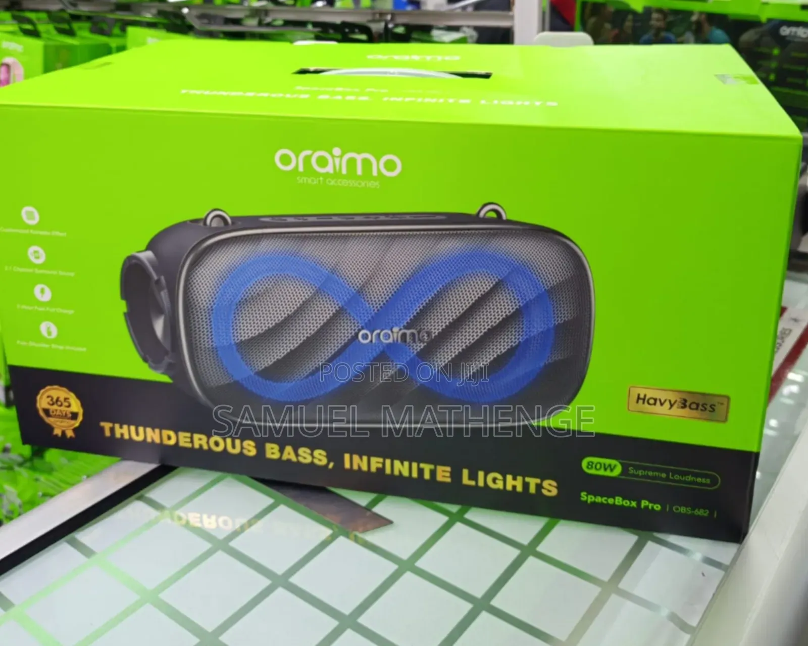 Oraimo SpaceBox Pro High-Performance Portable Speaker