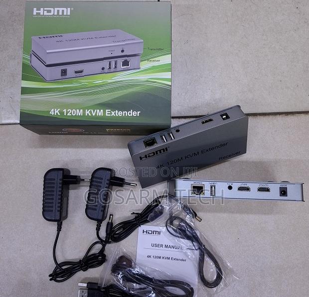 KVM HDMI Extender With IR 120m Range USB 120m Extender