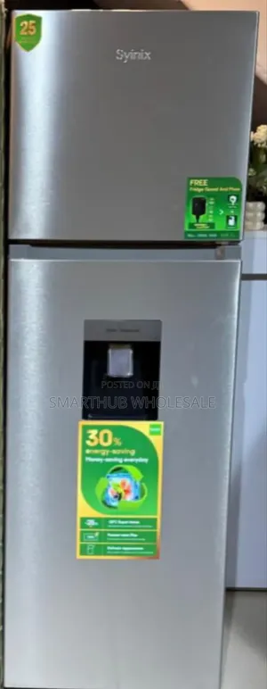 SYINIX Double Door Refrigerator No Frost 257 Litres