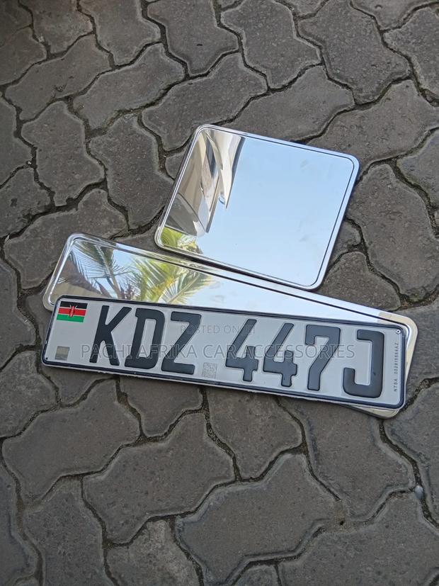 Chrome Plates, Vehicle Number Plate Frame - thumbnail 2