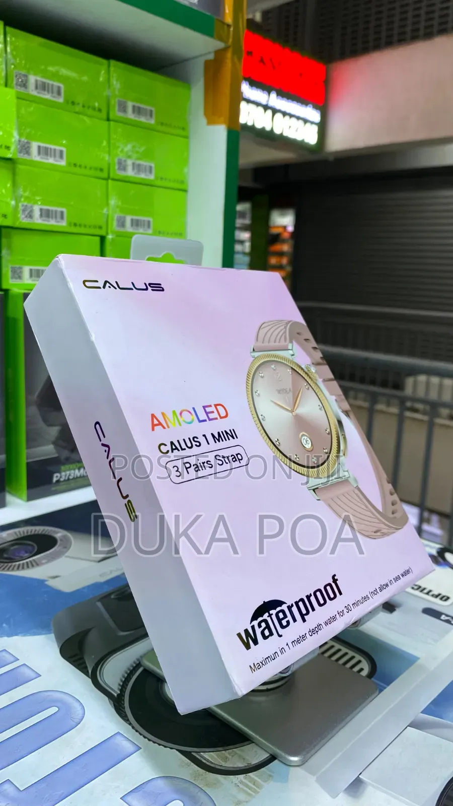 Calus Purple Amoled Smart Watch Calus1 Mini