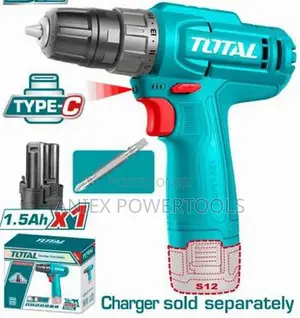 Total TDLI12456 Cordless Drill 20Nm